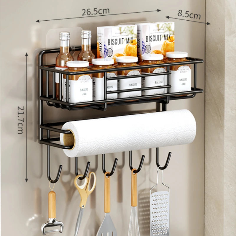 Kitchen Refrigerator Side Shelf Spice Storage Rack Space Saving Kitchen Fridge Shelf Rack Refrigerator Kitchen Organizer Shelf