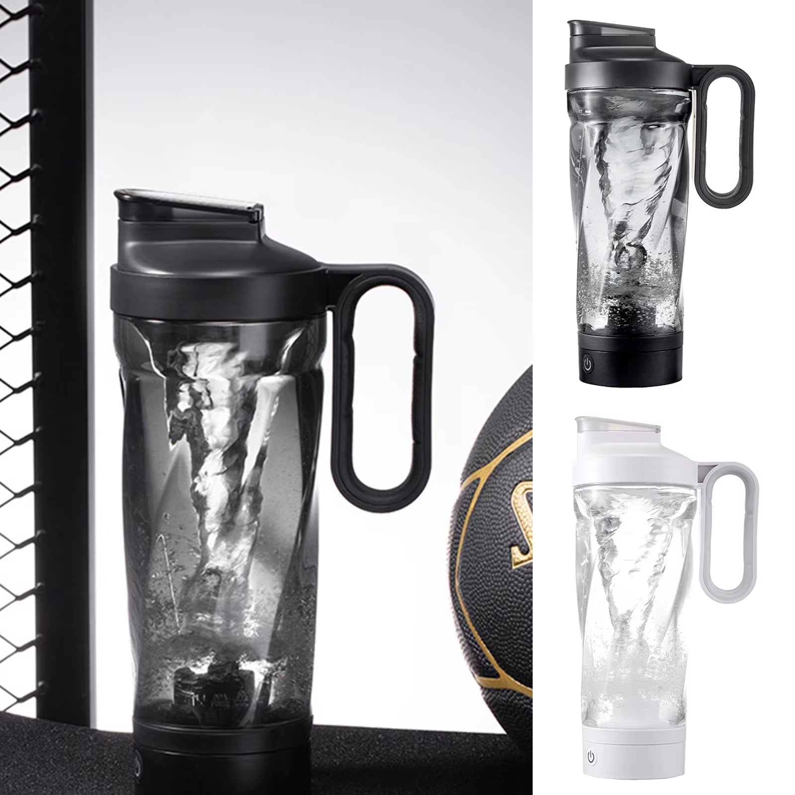 1000Ml Travel Electric Protein Powder Mixing Cup Automatic Shaker Sport Water Bottle Drinking Mixer Shake Cups with Scale