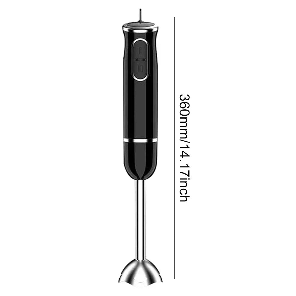 4 in 1 Electric Stick Hand Blender 500W Food Processor 2 Mix Speed Egg Whisk Mixer Juicer Meat Grinder Handheld Stick Mixer Set