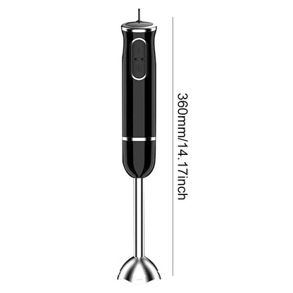 4 in 1 Electric Stick Hand Blender 500W Food Processor 2 Mix Speed Egg Whisk Mixer Juicer Meat Grinder Handheld Stick Mixer Set