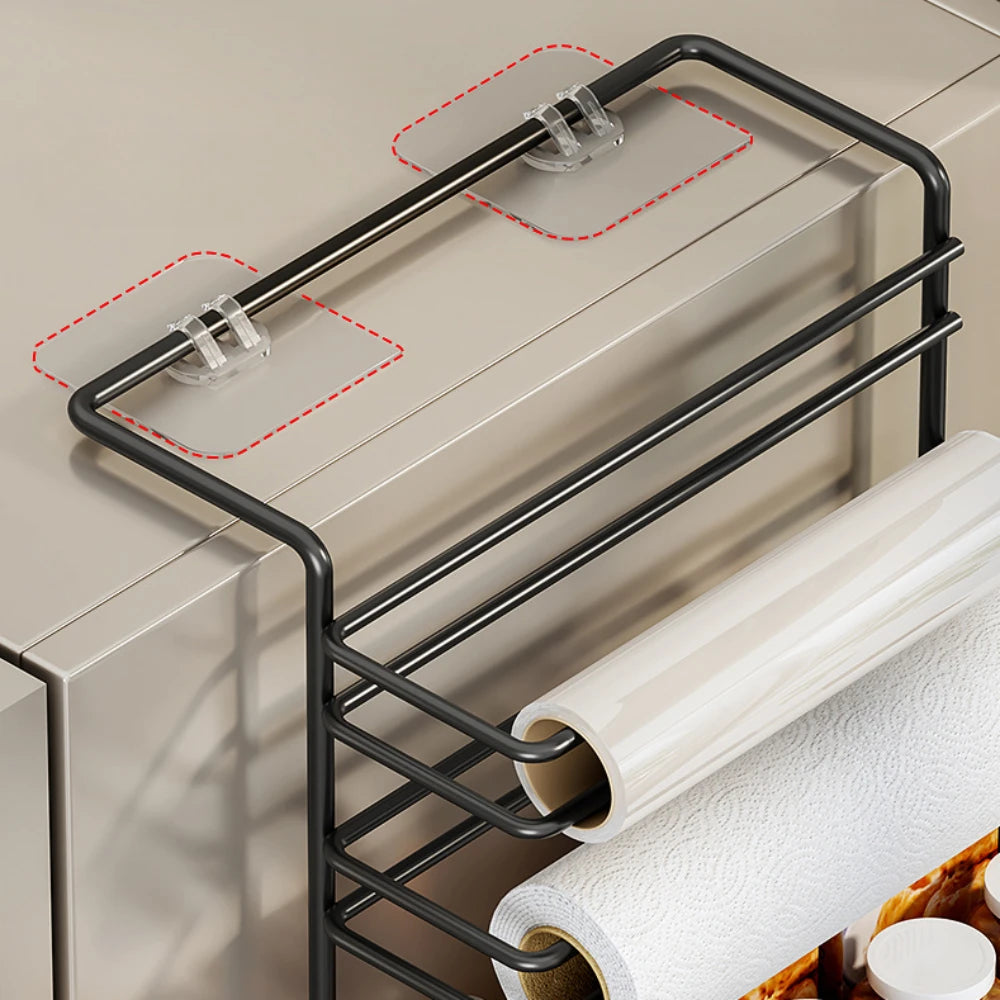Kitchen Refrigerator Side Shelf Spice Storage Rack Space Saving Kitchen Fridge Shelf Rack Refrigerator Kitchen Organizer Shelf