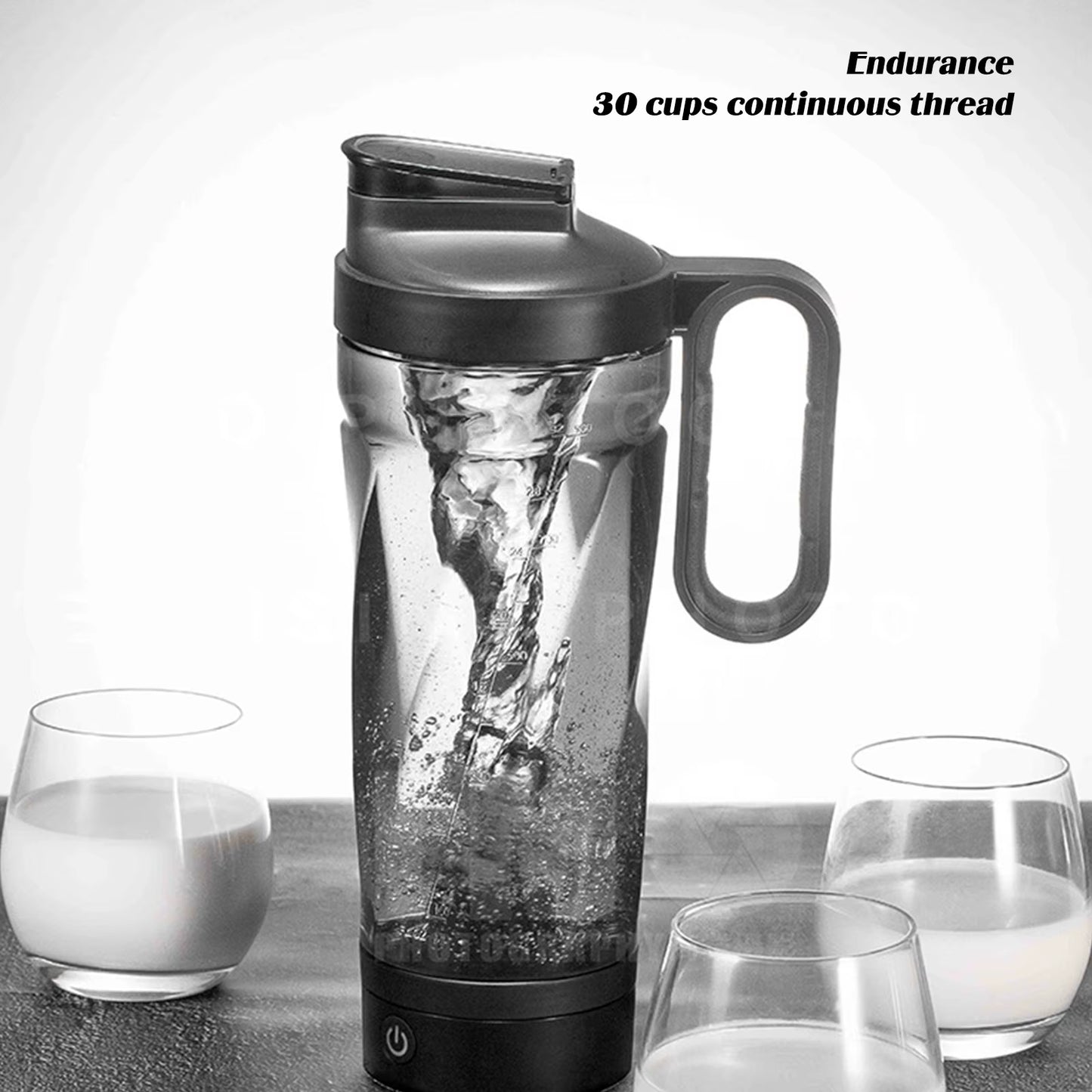 1000Ml Travel Electric Protein Powder Mixing Cup Automatic Shaker Sport Water Bottle Drinking Mixer Shake Cups with Scale